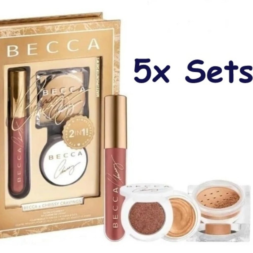 5x Sets Becca X Chrissy Cravings Glow Kitchen Set (4 Pcs.) NIB *Chrissy …